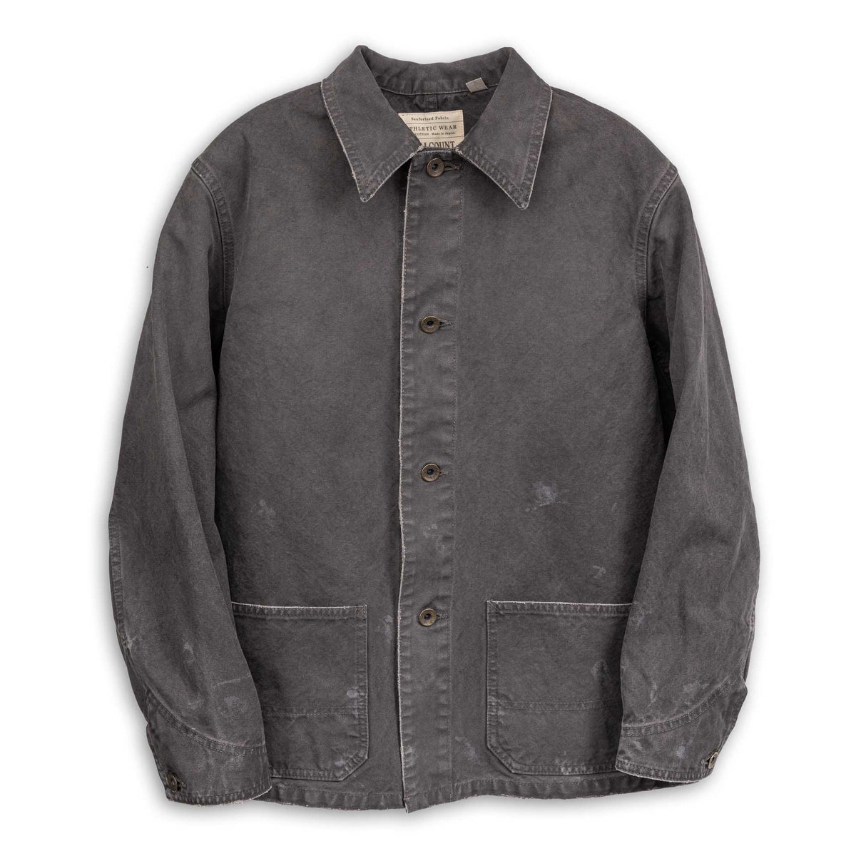 Fill Count Table Jacket Full Count Tent Cloth Chore Jacket VE (Vintage Effect) Black – Clutch Cafe