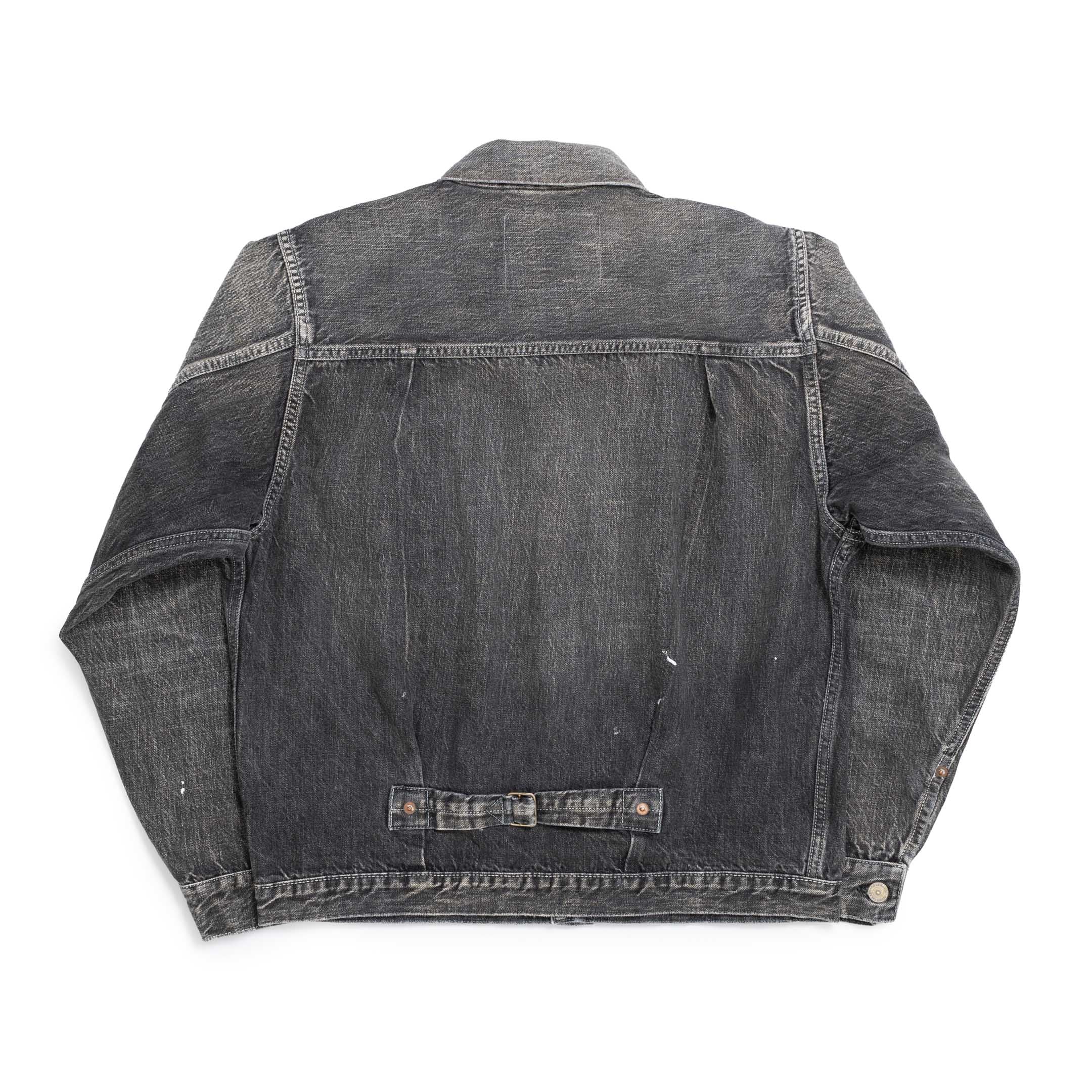 Full Count Type 1 Denim Jacket Dartford Black-Denim Jacket-Clutch Cafe