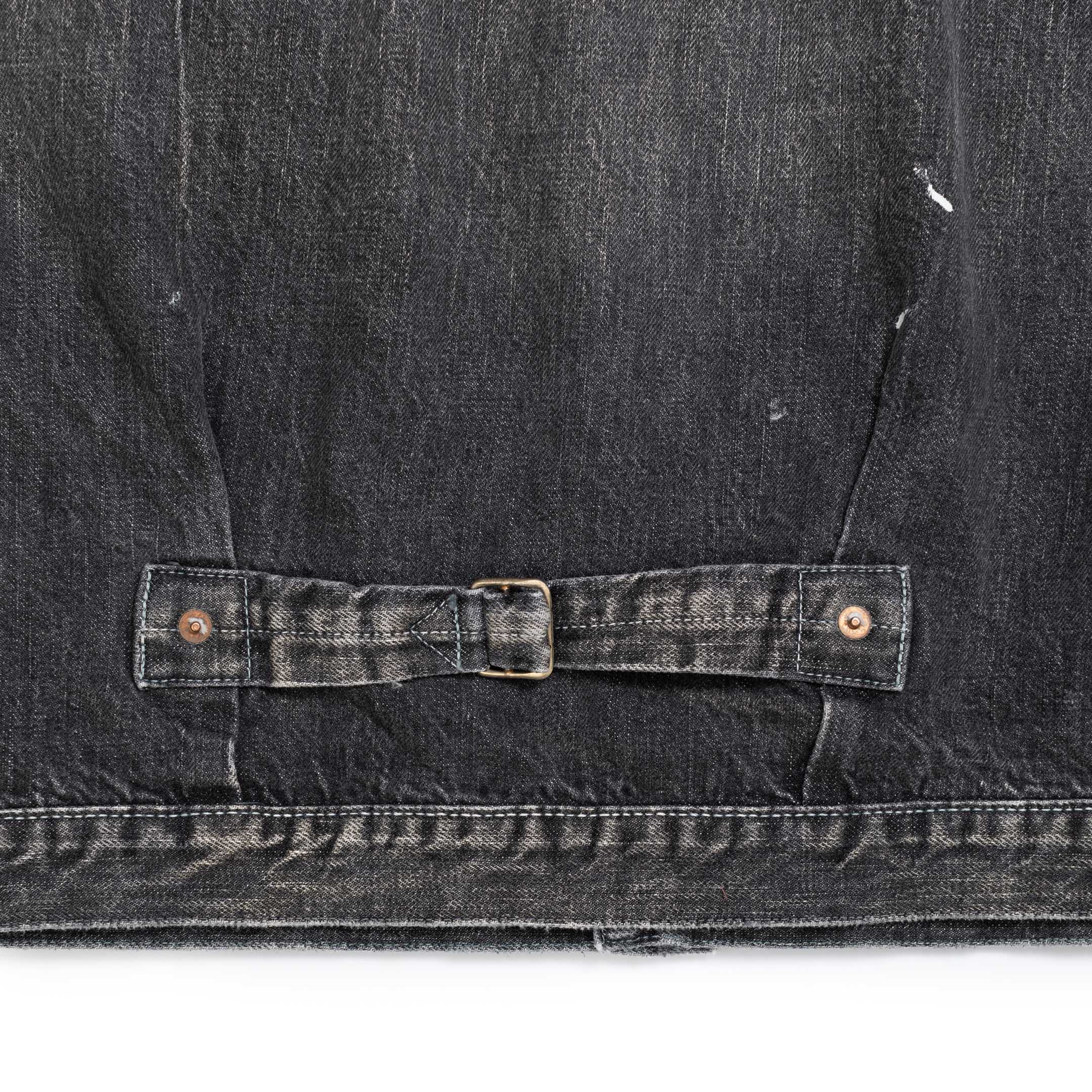 Full Count Type 1 Denim Jacket Dartford Black-Denim Jacket-Clutch Cafe