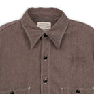 Full Count US Army Triple Stitch Covert Chambray Shirt VE (Vintage Effect) Black-Shirt-Clutch Cafe