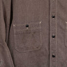 Full Count US Army Triple Stitch Covert Chambray Shirt VE (Vintage Effect) Black-Shirt-Clutch Cafe