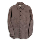 Full Count US Army Triple Stitch Covert Chambray Shirt VE (Vintage Effect) Black-Shirt-Clutch Cafe