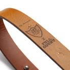 Full Count x Zip Stevenson Umbrella Stud Belt HTC Brown-Belt-Clutch Cafe