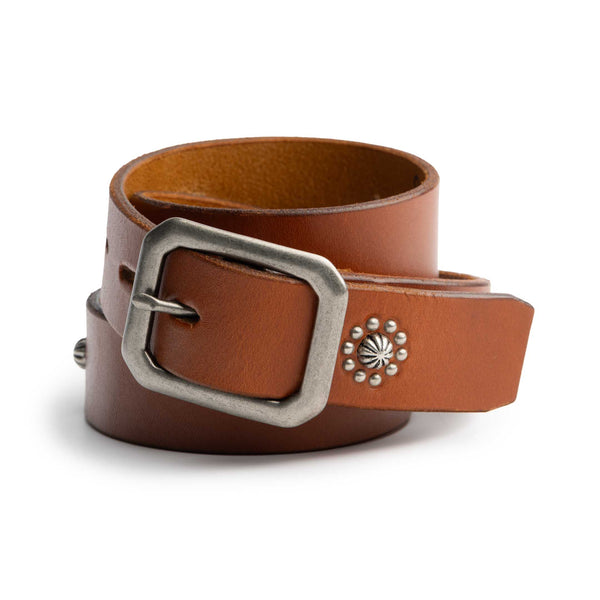 Full Count Zip Stevenson Umbrella Stud Belt HTC Brown – Clutch Cafe