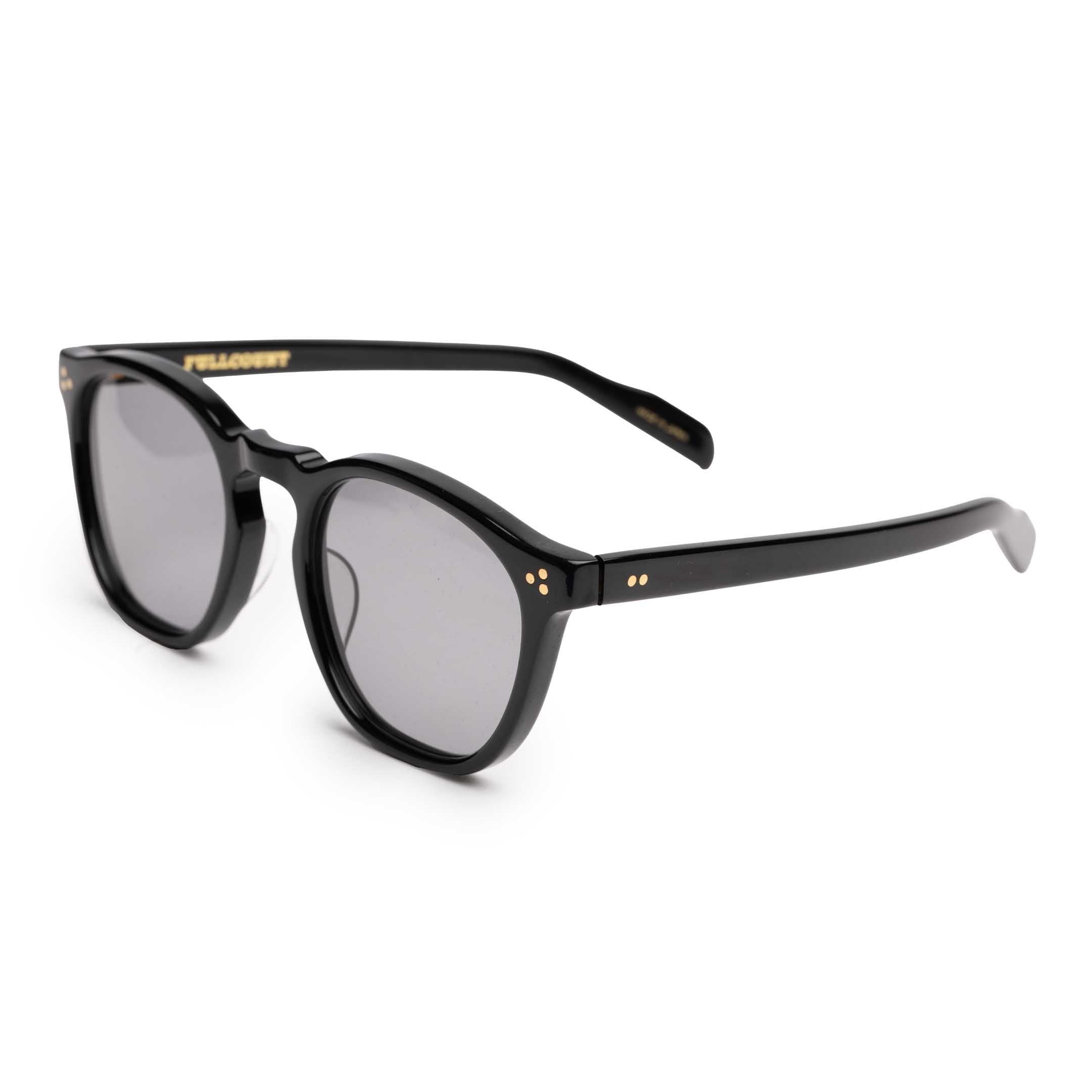 Full Count x Kaneko Optical 'Old Parisien' Sunglasses Black x Black-Sunglasses-Clutch Cafe