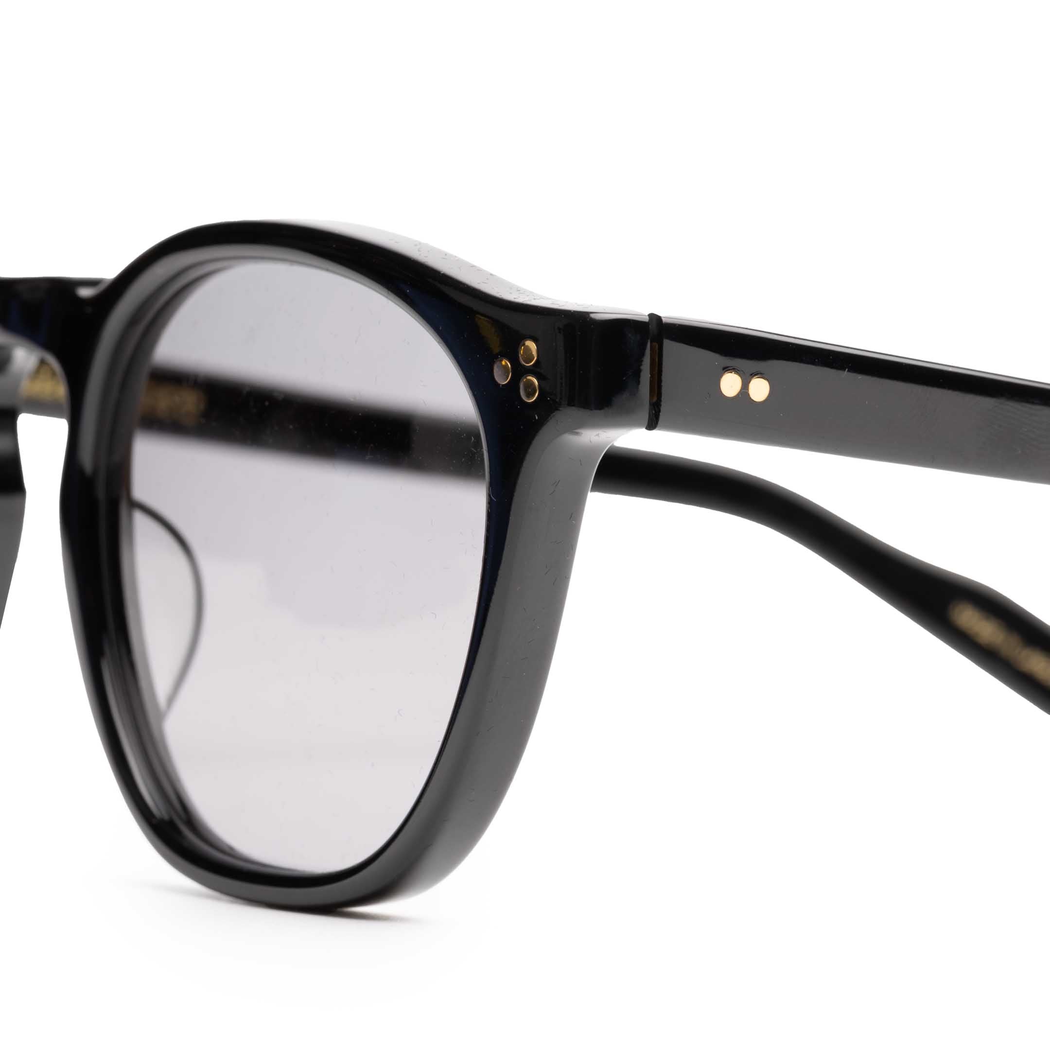 Full Count x Kaneko Optical 'Old Parisien' Sunglasses Black x Black-Sunglasses-Clutch Cafe