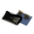 Full Count x Kaneko Optical 'Old Parisien' Sunglasses Clear/Blue-Sunglasses-Clutch Cafe