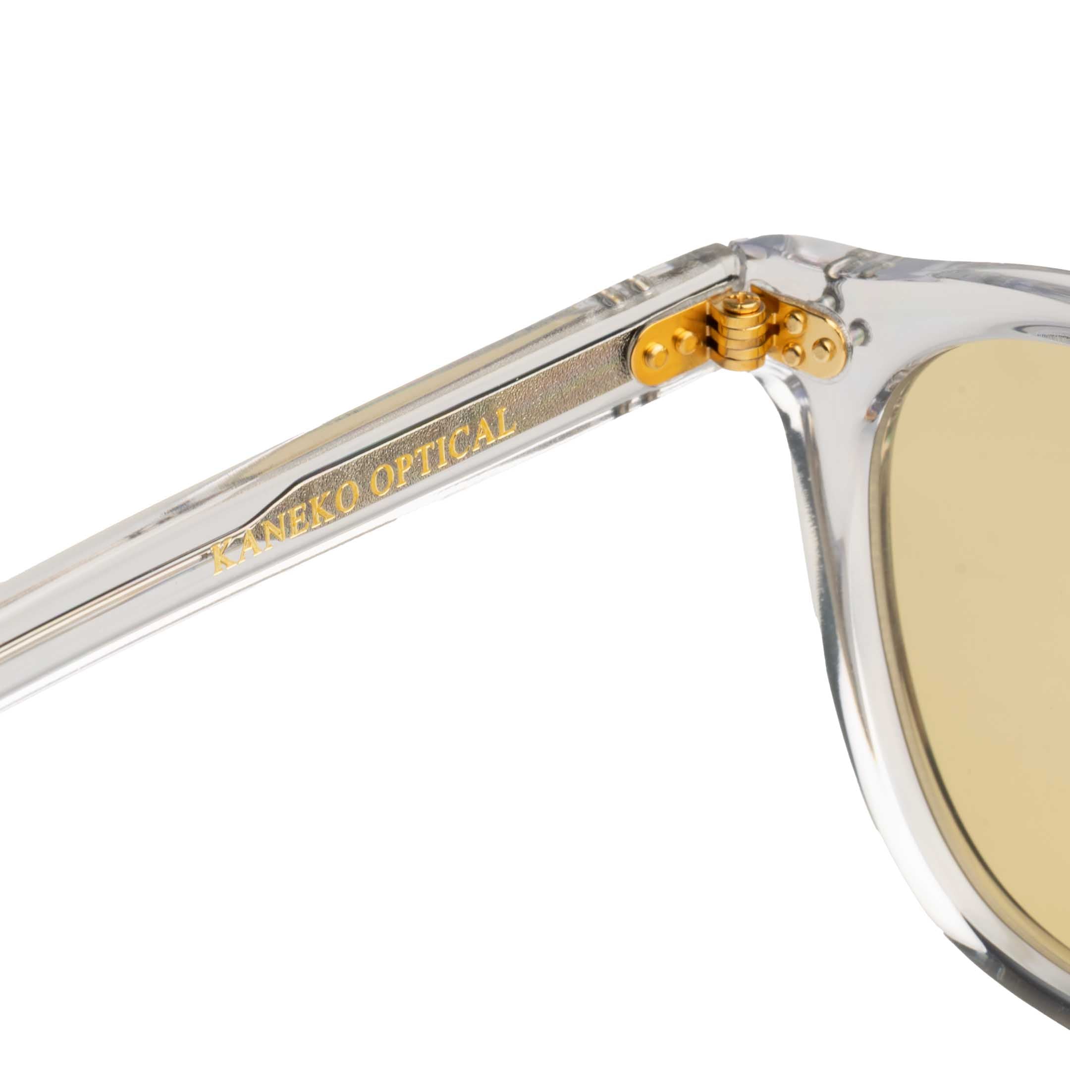 Full Count x Kaneko Optical 'Old Parisien' Sunglasses Clear/Blue-Sunglasses-Clutch Cafe