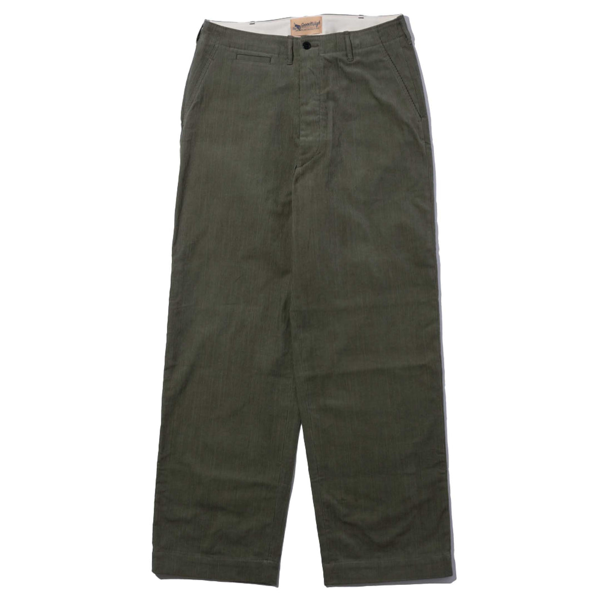 パンツ THE Groovin High M41 Corduroy Trousers Groovin High M41 Corduroy Trousers Khaki – Clutch Cafe