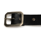 HTC Belt Black Leather W/Silver Studs (24 1.25)-Belt-Clutch Cafe