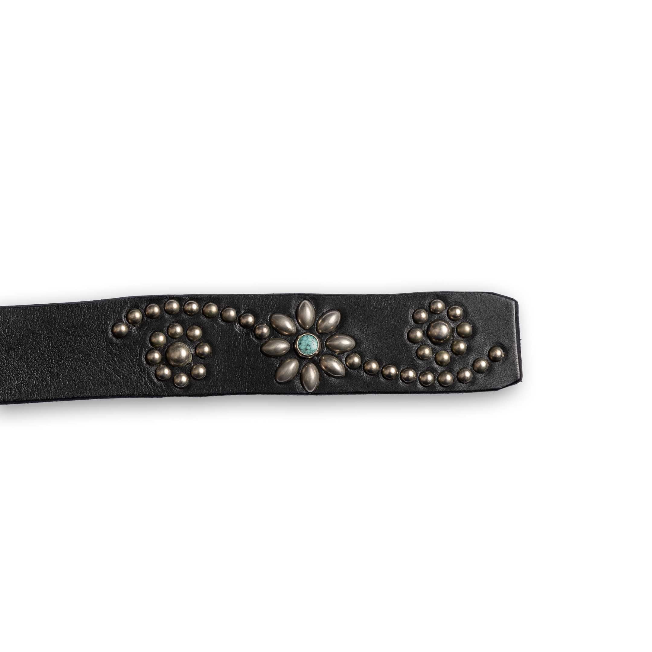 HTC Belt End Only 25 Turquoise LG 1.25 Black/Silver-Belt-Clutch Cafe