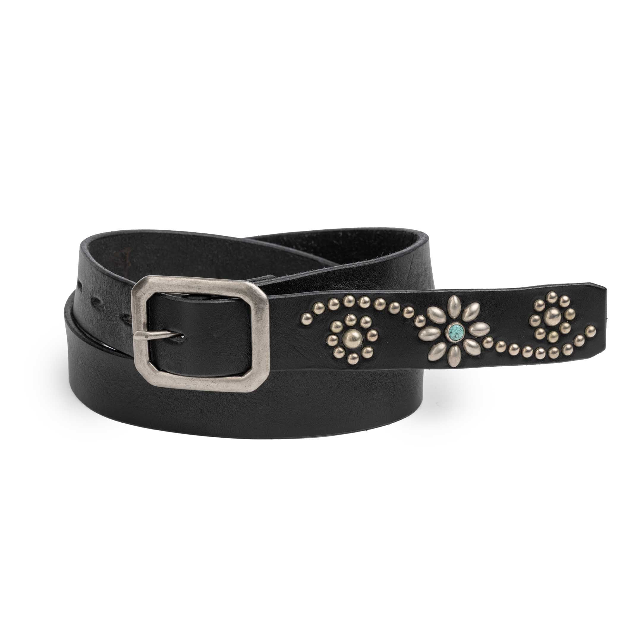 HTC Belt End Only 25 Turquoise LG 1.25 Black/Silver-Belt-Clutch Cafe