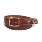 HTC Belt End Only 25 Turquoise LG 1.25 Brown/Brass-Belt-Clutch Cafe