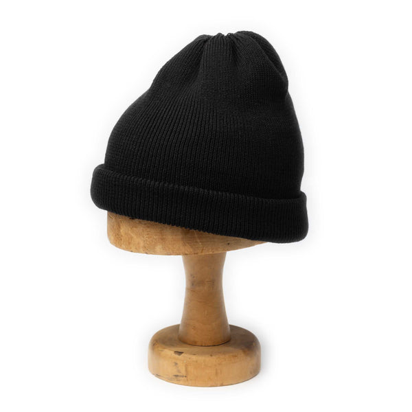 H.W. Dog 3 Roll Knit Cap Black-Hat-Clutch Cafe