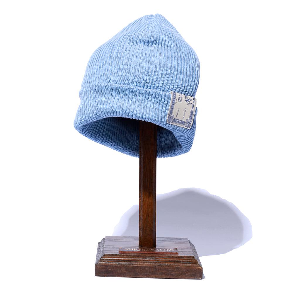 H.W. Dog Cotton D-Watch Cap Blue-Clutch Cafe