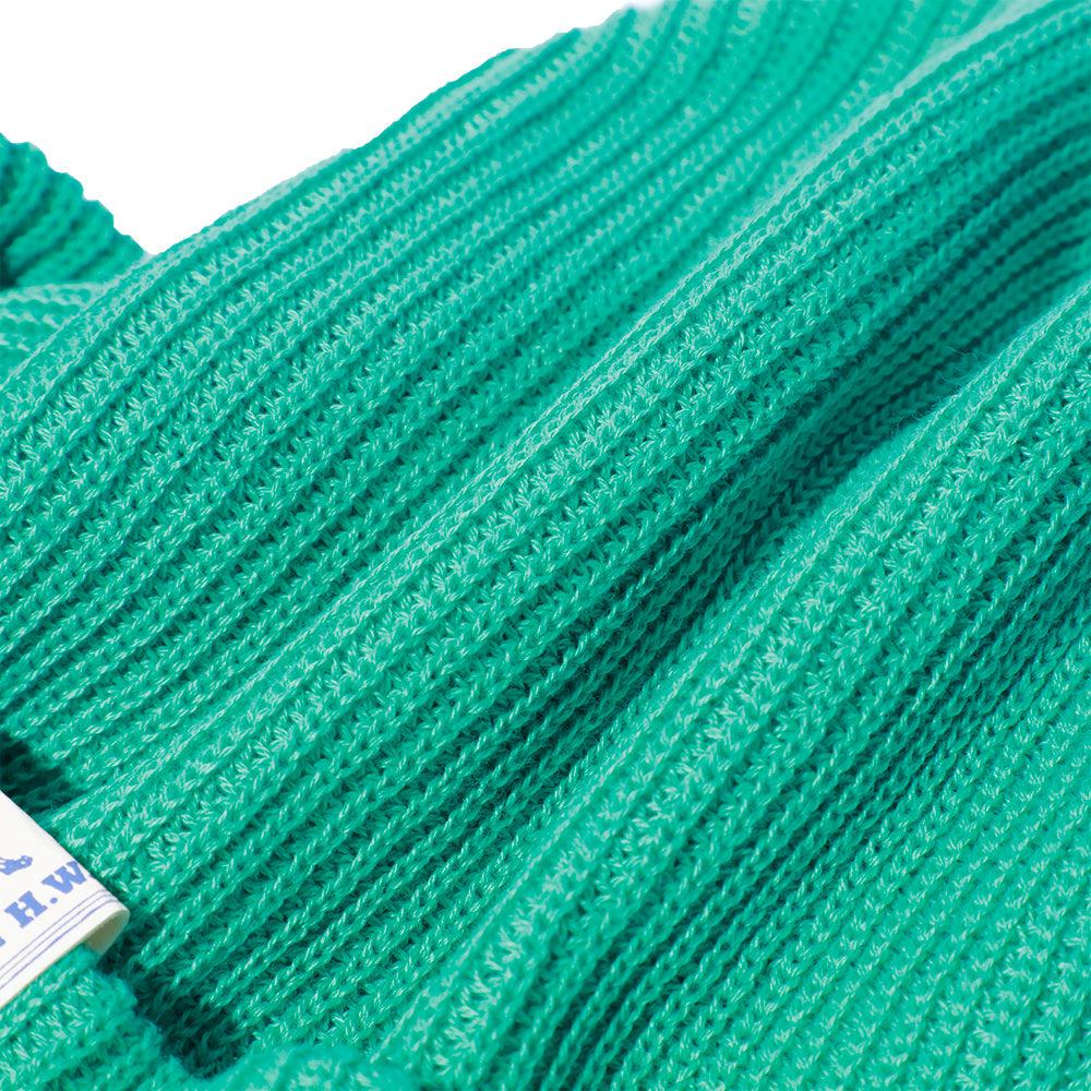 H.W. Dog Cotton D-Watch Cap Green-Clutch Cafe
