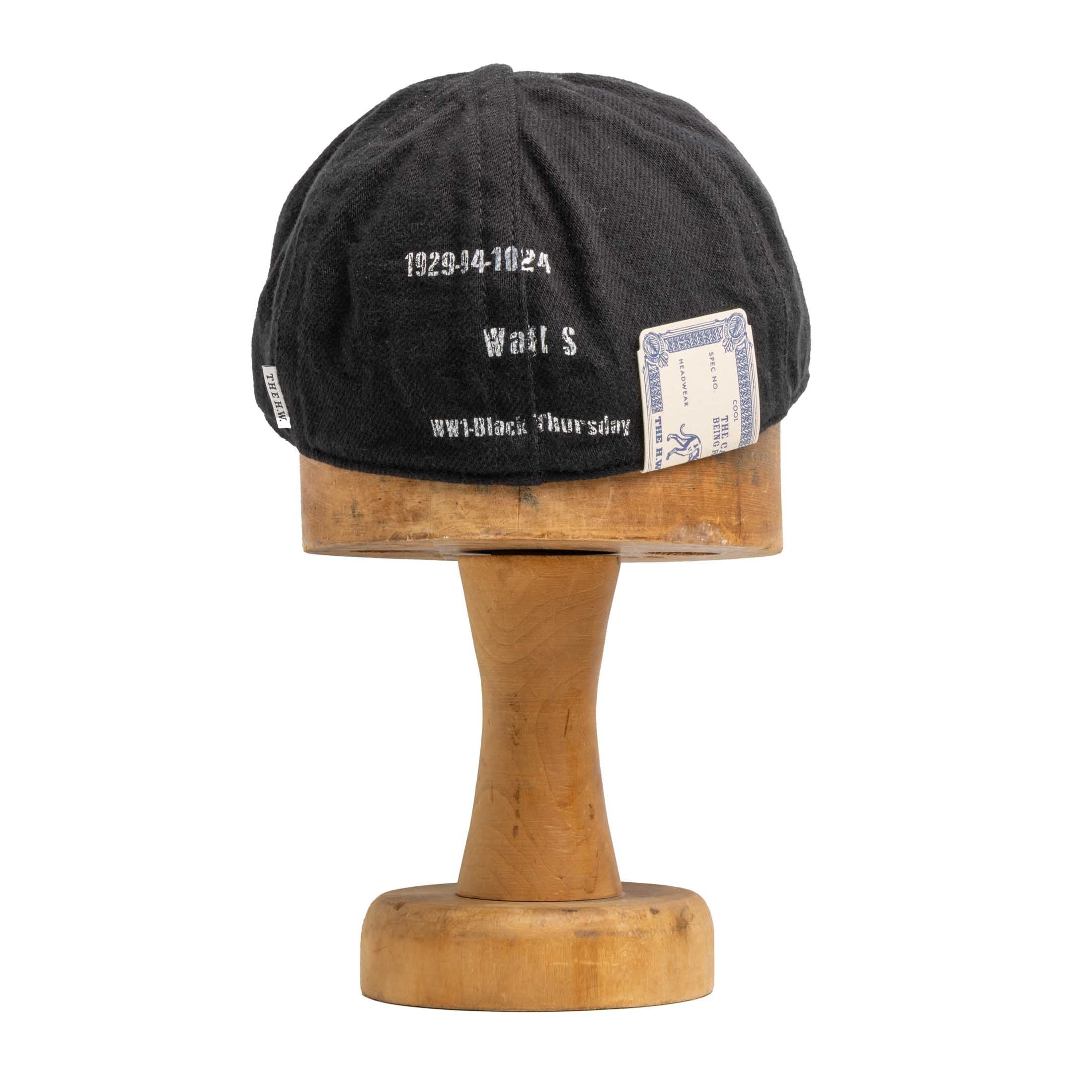 H.W. Dog Railroad Cap Black-Cap-Clutch Cafe
