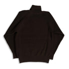 Haversack 10G Single Rib High Neck Sweater Brown-Knitwear-Clutch Cafe