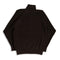 Haversack 10G Single Rib High Neck Sweater Brown-Knitwear-Clutch Cafe