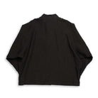 Haversack 60 Linen Poplin Stand Up Collar Jacket Black-Trousers-Clutch Cafe