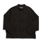 Haversack 60 Linen Poplin Stand Up Collar Jacket Black-Trousers-Clutch Cafe