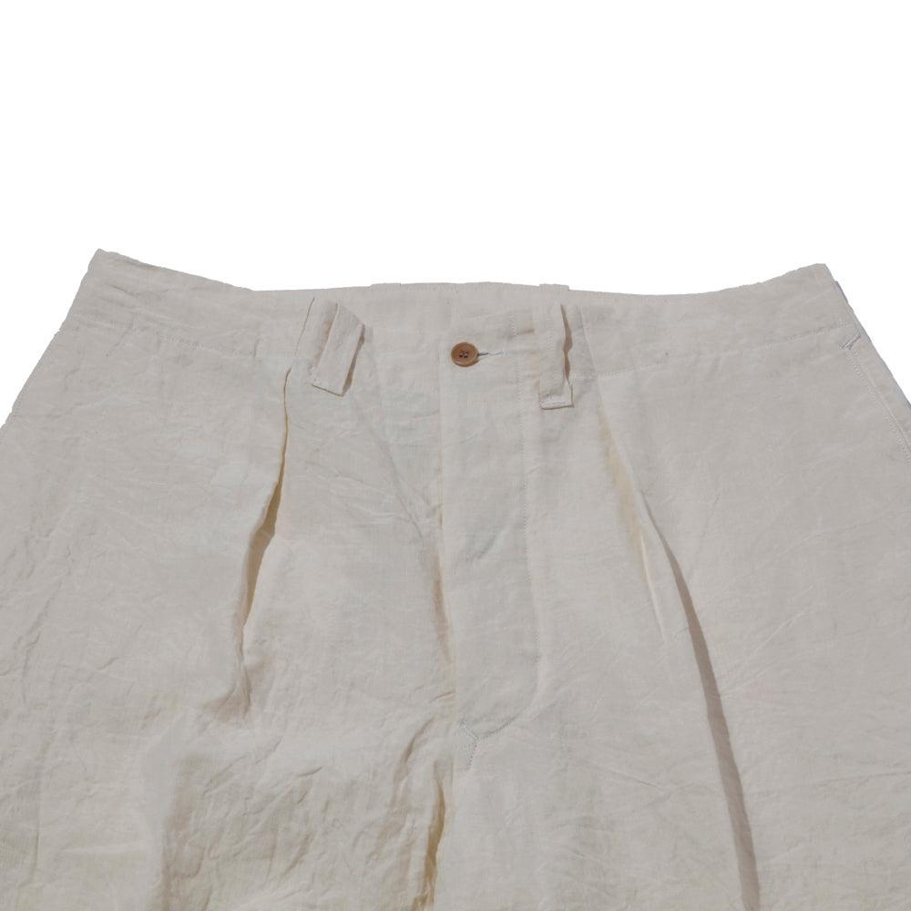 Haversack 60 Linen Poplin Wide Pants Beige-Trousers-Clutch Cafe