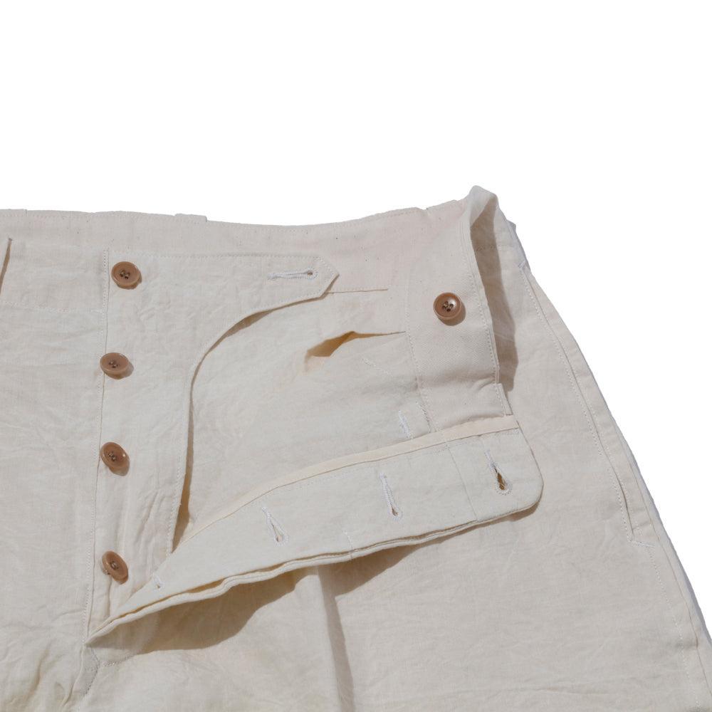 Haversack 60 Linen Poplin Wide Pants Beige-Trousers-Clutch Cafe