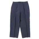 Haversack 60 Linen Poplin Wide Pants Navy-Trousers-Clutch Cafe