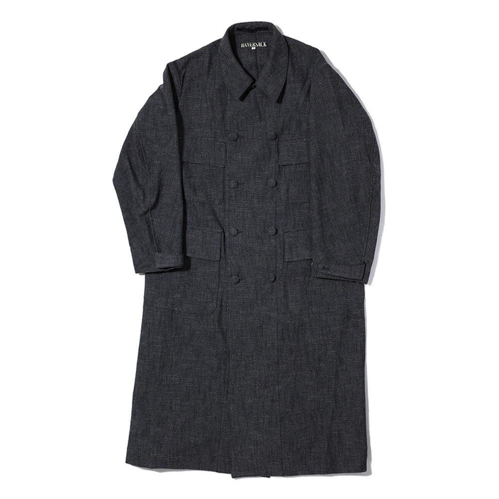 Haversack Atelier Coat Charcoal-Jacket-Clutch Cafe