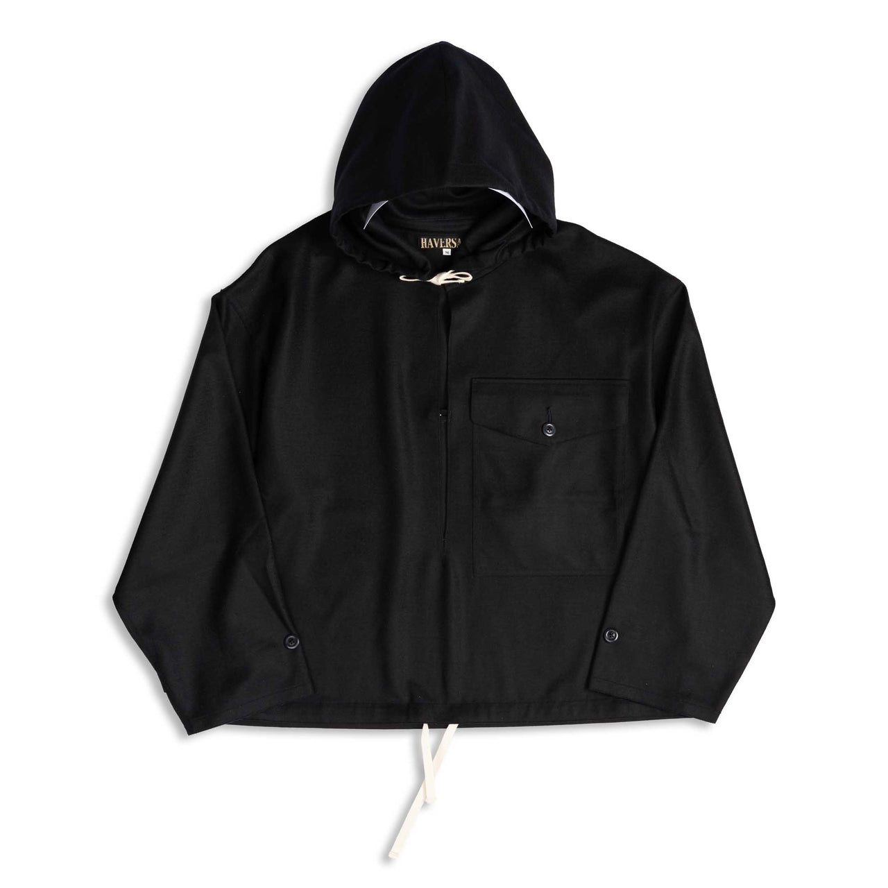 Haversack Balancer Knit Pullover Parka Navy-Jacket-Clutch Cafe