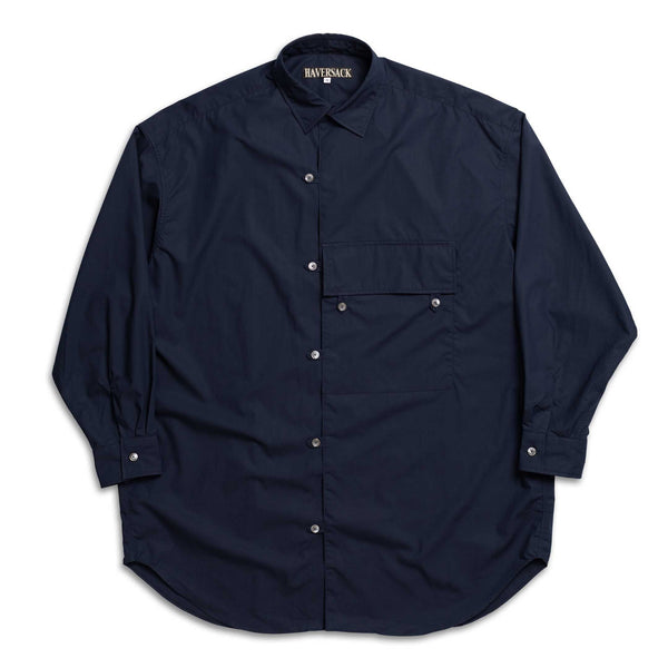 Haversack Bio Downproofness Shirt Navy-Shirt-Clutch Cafe