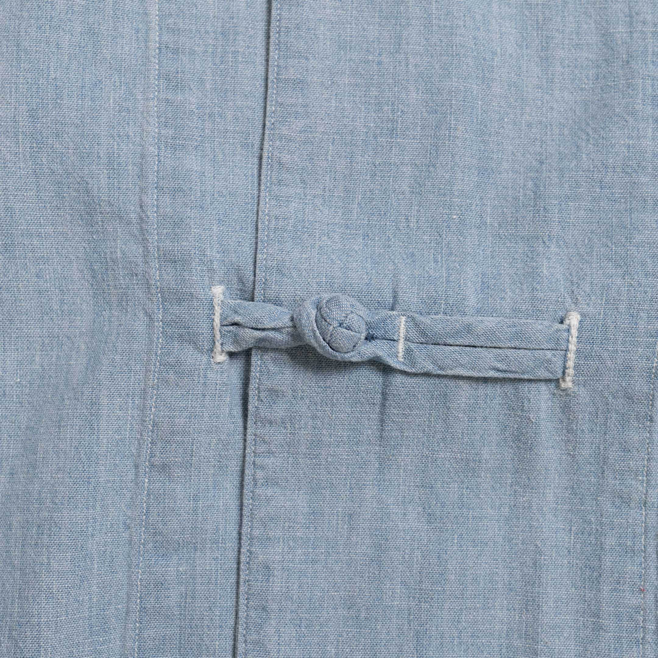 Haversack China Button Shirt Indigo-Shirt-Clutch Cafe