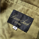 Haversack Double Breasted Linen Jacket Green-Jacket-Clutch Cafe