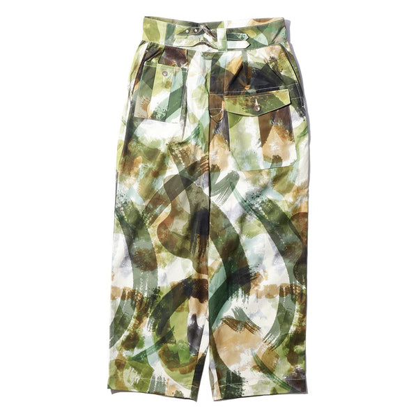 パンツ blurhms 24AW Tribal Camo Slacks パンツ Solid Tribal Camo Side Seamless