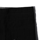 Haversack Linen Army Wide Trousers Black-Trousers-Clutch Cafe