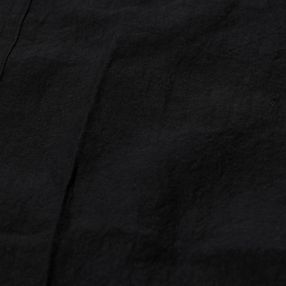 Haversack Linen Army Wide Trousers Black-Trousers-Clutch Cafe