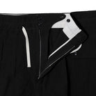 Haversack Linen Army Wide Trousers Black-Trousers-Clutch Cafe