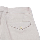 Haversack Linen Chambray Wide Pants Beige-Trousers-Clutch Cafe