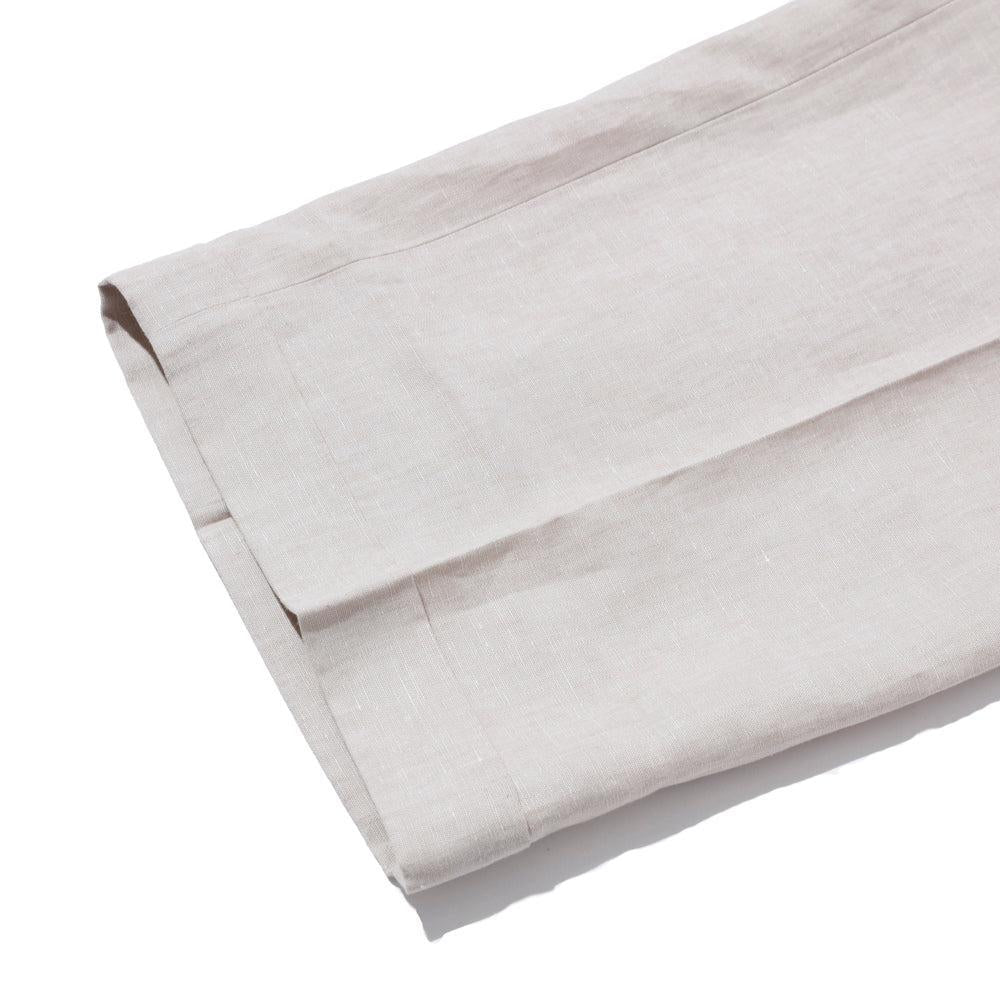 Haversack Linen Chambray Wide Pants Beige-Trousers-Clutch Cafe