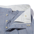 Haversack Linen Chambray Wide Pants Sax-Trousers-Clutch Cafe