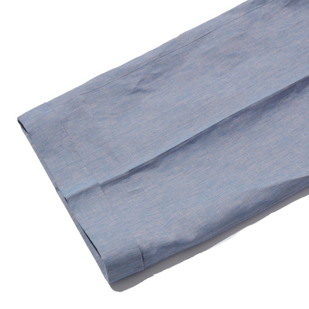 Haversack Linen Chambray Wide Pants Sax-Trousers-Clutch Cafe