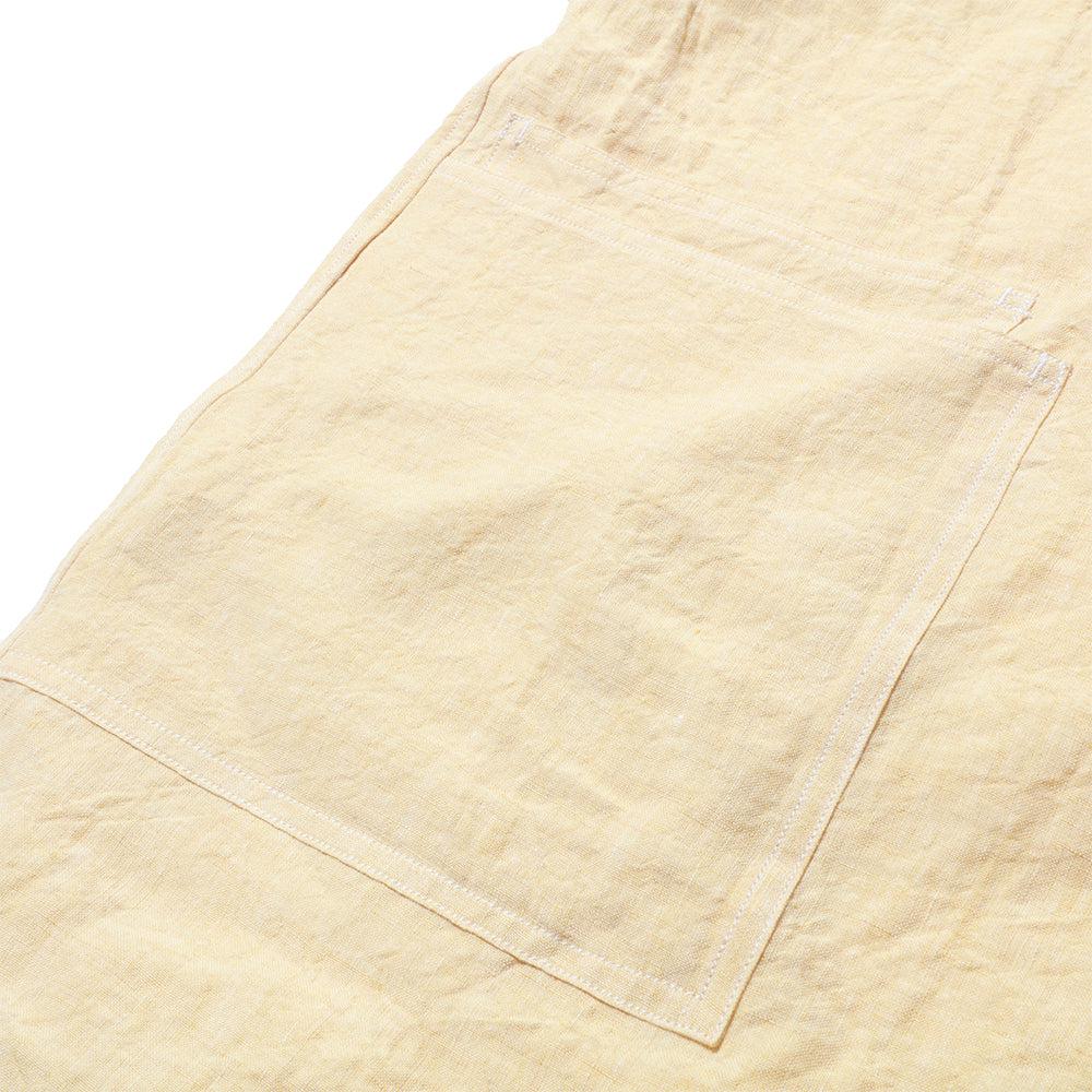 Haversack Linen Dungaree Pullover Shirt Mustard-Shirt-Clutch Cafe