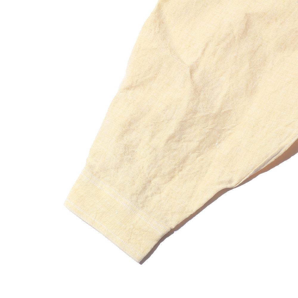 Haversack Linen Dungaree Pullover Shirt Mustard-Shirt-Clutch Cafe