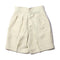 Haversack Linen Shorts Beige-Trousers-Clutch Cafe