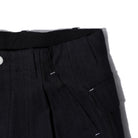 Haversack Linen/Cotton HBT Utility Trousers Black-Trousers-Clutch Cafe