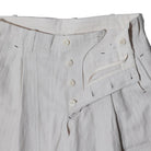 Haversack Linen/Cotton HBT Utility Trousers Natural-Trousers-Clutch Cafe