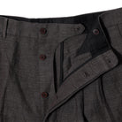 Haversack Pleated Trousers Brown-Trousers-Clutch Cafe