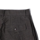 Haversack Pleated Trousers Brown-Trousers-Clutch Cafe