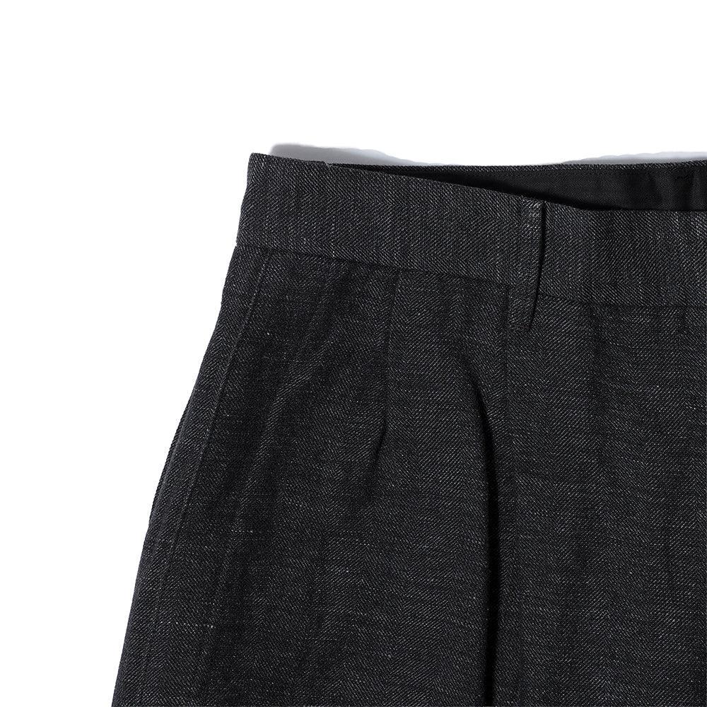 Haversack Pleated Trousers Navy-Trousers-Clutch Cafe