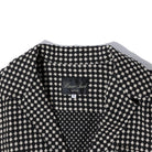 Haversack Sashiko Jacquard Pullover Shirt Black-Shirt-Clutch Cafe